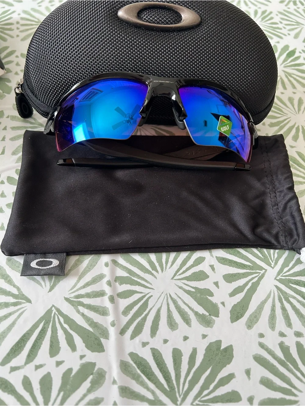 Oakley Prizm Golf Men’s Blue Purple Mirrored Sunglasses